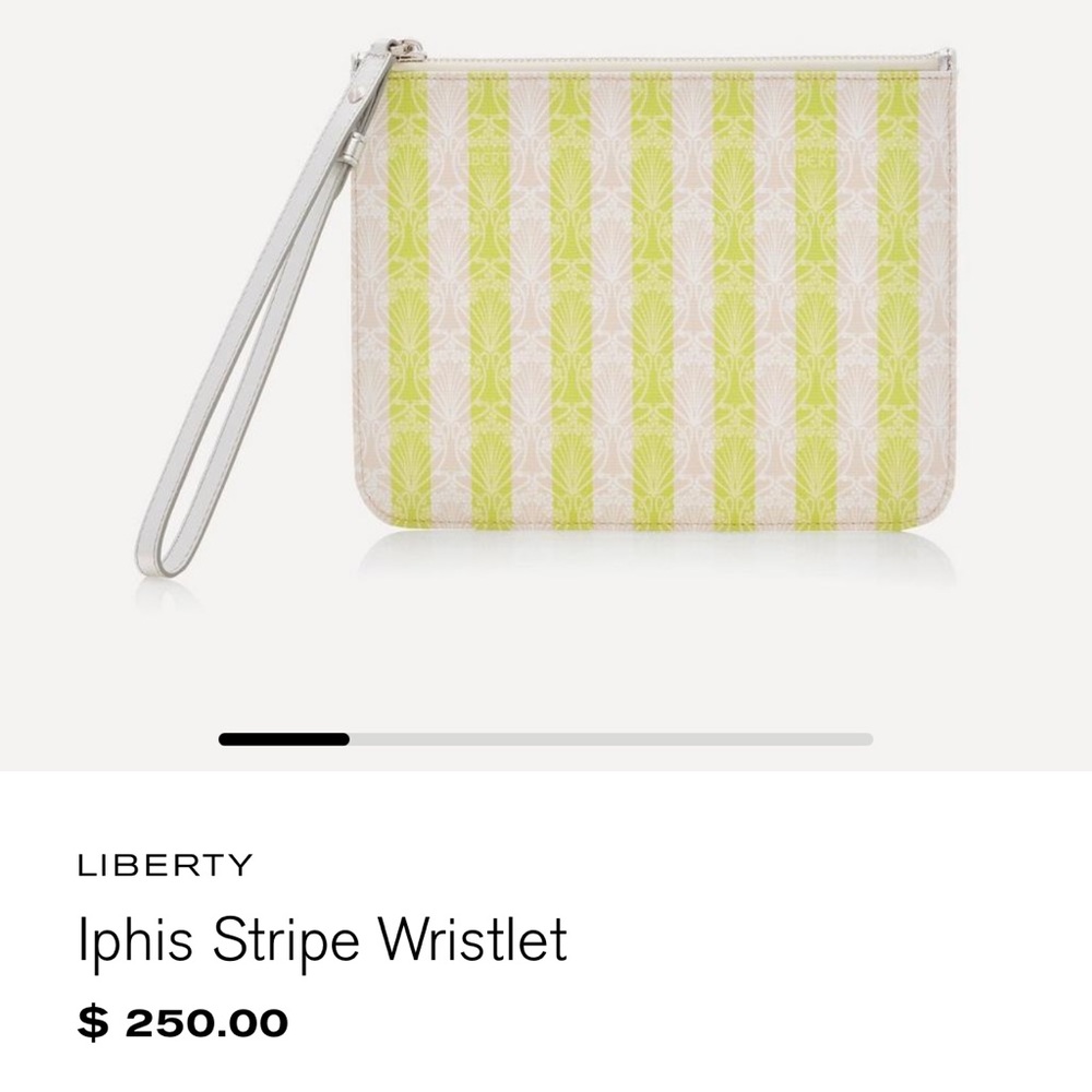 Liberty London Iphis Stripe Wristlet